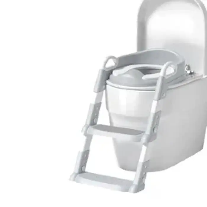 Foldable Kids Toilet Training PVC Cushion Child Potty Ladder Baby Potty Training