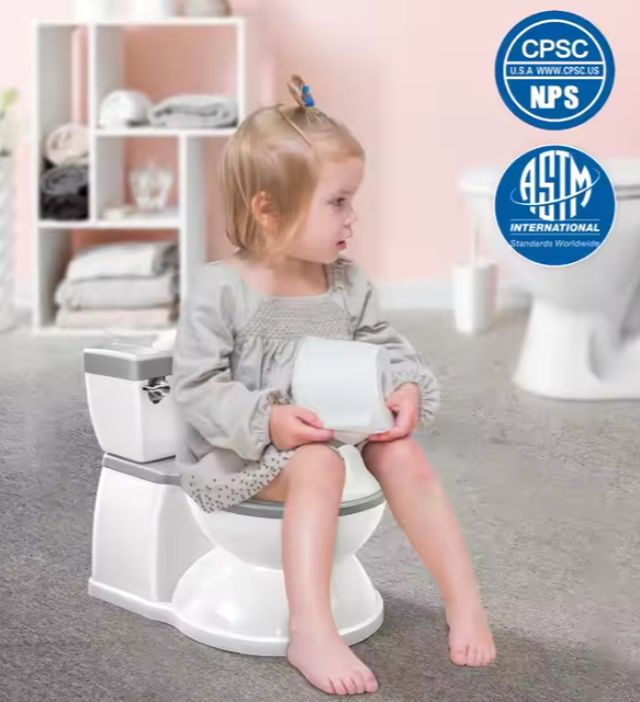 Kids Portable Toilet For Baby Training Potty Toddler use Simulated Flushing Sound Toilet Training