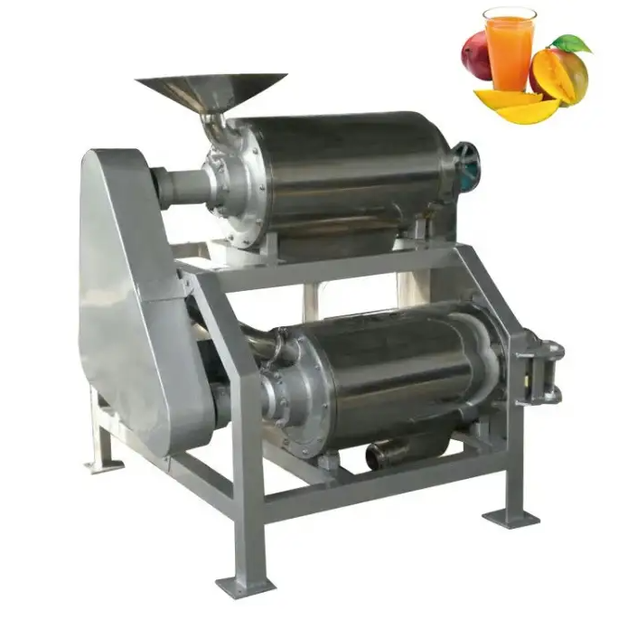 Carrot Beet Pineapple Mango Cold Press Extract Pulp Pulper Coconut Milk Fruit Juice Extractor Machine