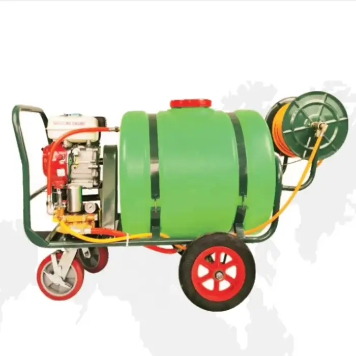 Agricultural Spray Pump Sprayer 200L Petrol Cart Type High-Pressure 4-Wheel Sprayer Machine