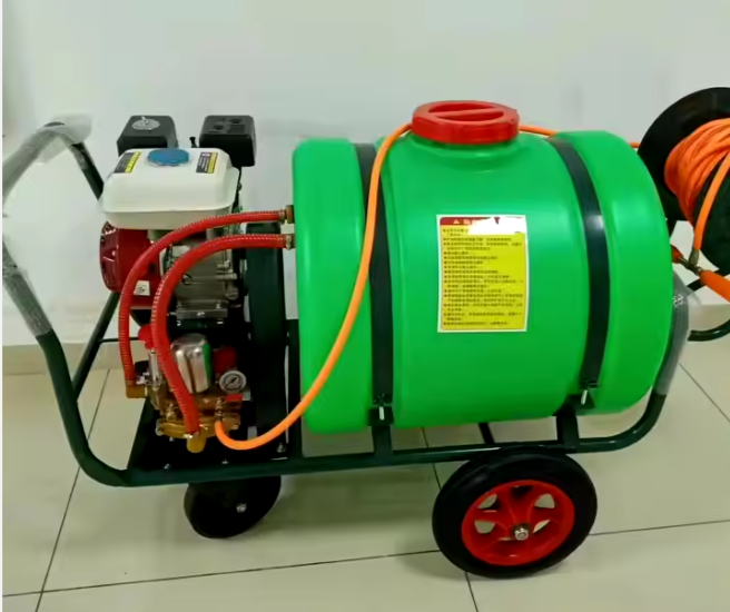 Agricultural Spray Pump Sprayer 200L Petrol Cart Type High-Pressure 4-Wheel Sprayer Machine