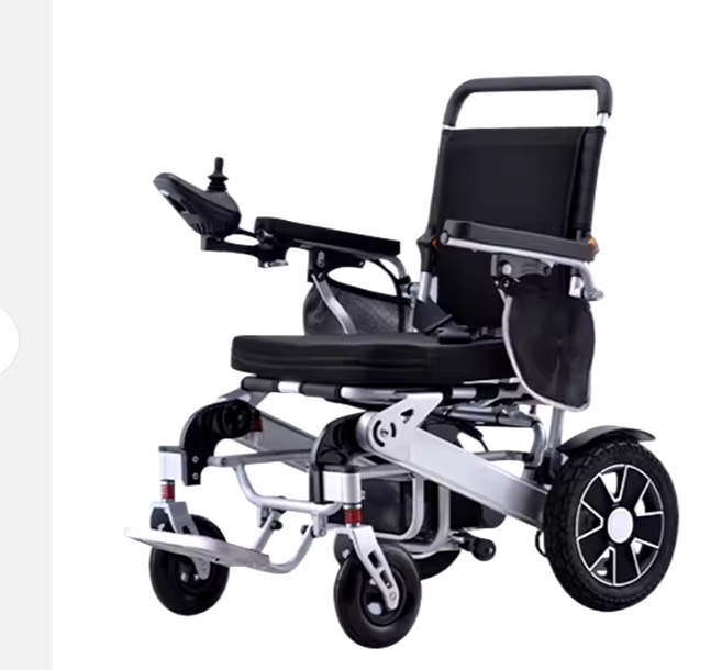 Intelligent Lightweight One Click Automatic Fold Unfold Super Horse Power Travel Wheelchair