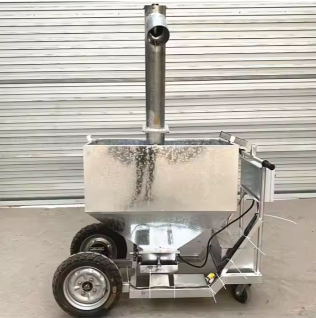 Poultry Pan Equipment Feeder Chicken Bulk Feed Transport Truck All in One