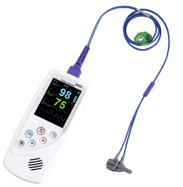 Rechargeable Medical Oximetro De Pulso Handheld Pulse Oximeter For Baby