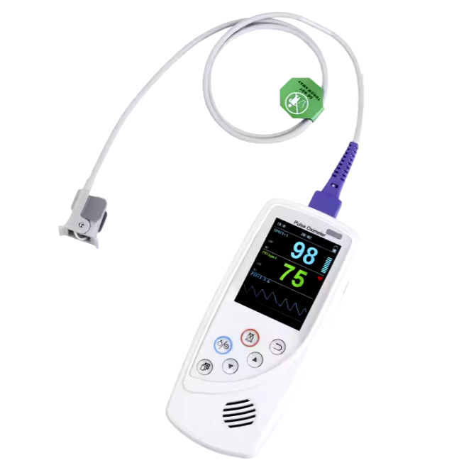 Rechargeable Medical Oximetro De Pulso Handheld Pulse Oximeter For Baby