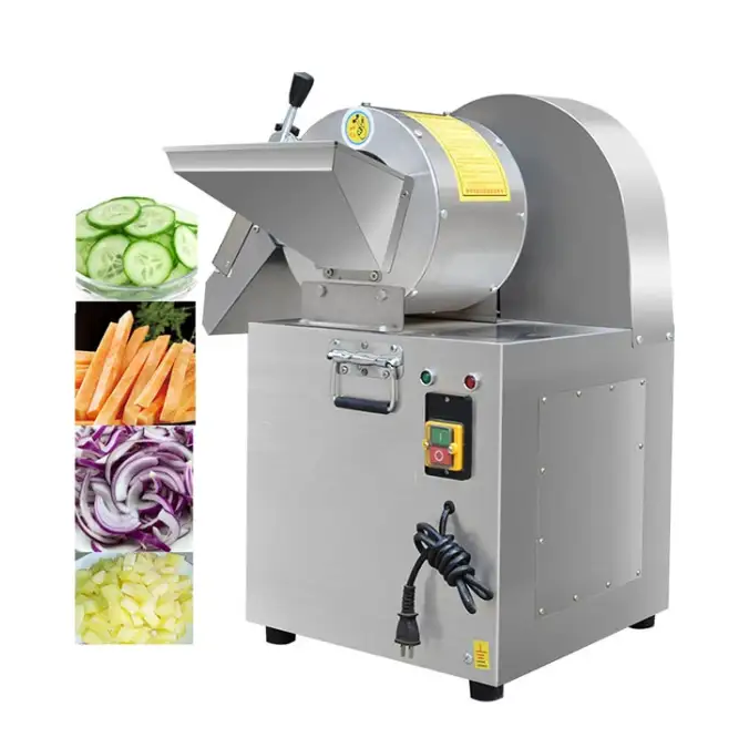 Electric Vegetable Slicer Shredder Dicer Chopper Cube Cutter Leaf Vegetable Cutting Machine