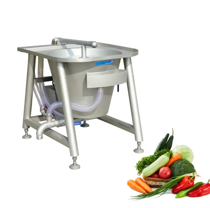 Fully Automatic Spinach Cleaning Machine, Vegetable Cleaning Machine, Vegetable and Fruit Cleaning Cabinet Equipment