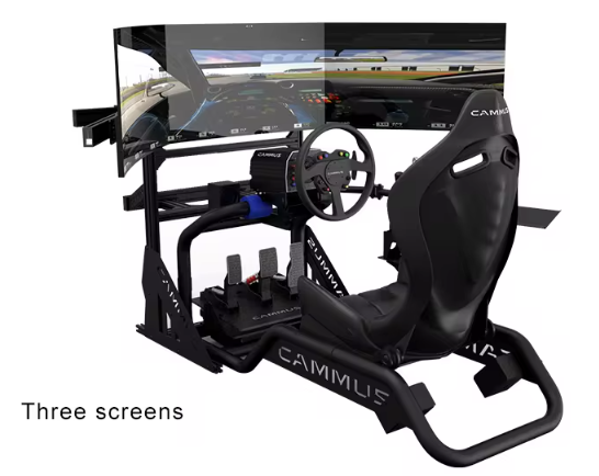 PC game racing simulator with comfortable Angle adjustment seat and pedal for simulate real experience  racing simulator