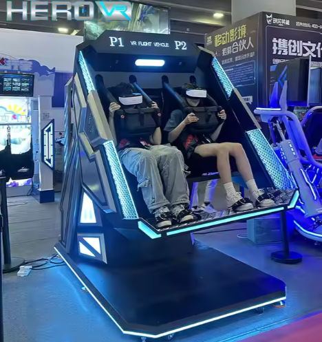 HEROVR Newest Gaming Machine 9D VR Double Seats VR attractions 360 Degree Simulator