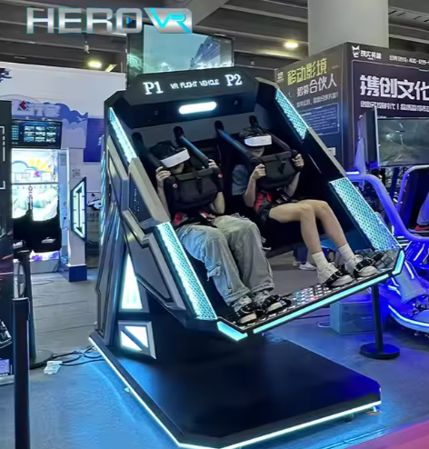 HEROVR Newest Gaming Machine 9D VR Double Seats VR attractions 360 Degree Simulator