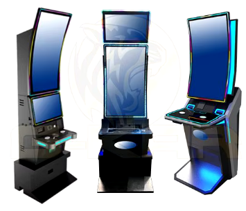 Fire Game Machine - 43" Vertical Curved LED Touchscreen for Arcade Gaming