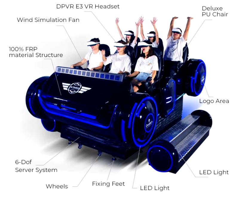 Amusement equipment 9d virtual reality gaming machine