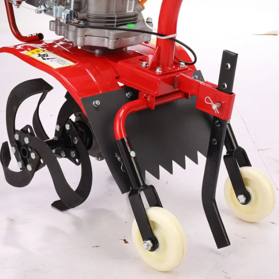 Hand Push Gasoline Rotary Tiller Cultivator Agricultural Farming Rotavator Mini Weeding Power Tiller