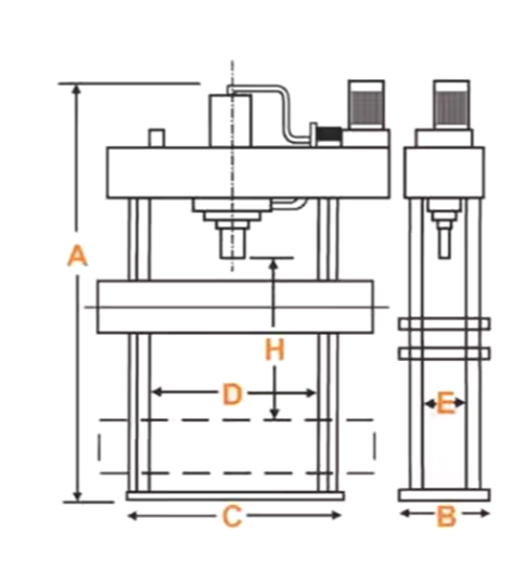 High Quality Last Technology 2023 Model 150 Ton Hand &amp;Motor Operated With Movable Hydraulic Workshop Press