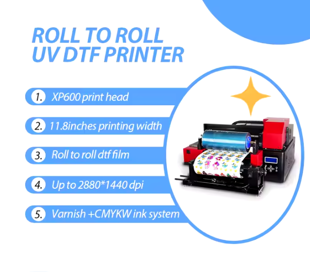 DTF Printer Roll To Roll Inkjet Printing Machine