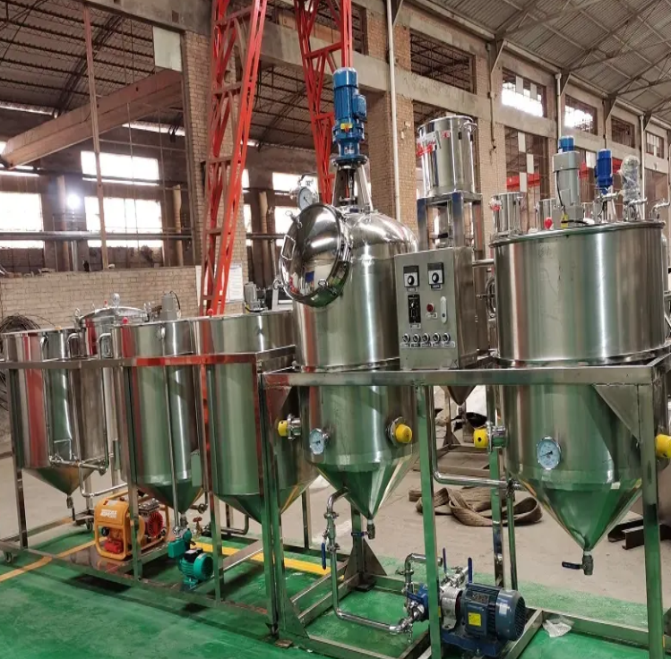 Automatic Crude Oil Refining Machine: Palm, Coconut & Soybean Oil Refinery Equipment