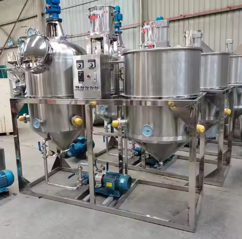 Automatic Crude Oil Refining Machine: Palm, Coconut & Soybean Oil Refinery Equipment