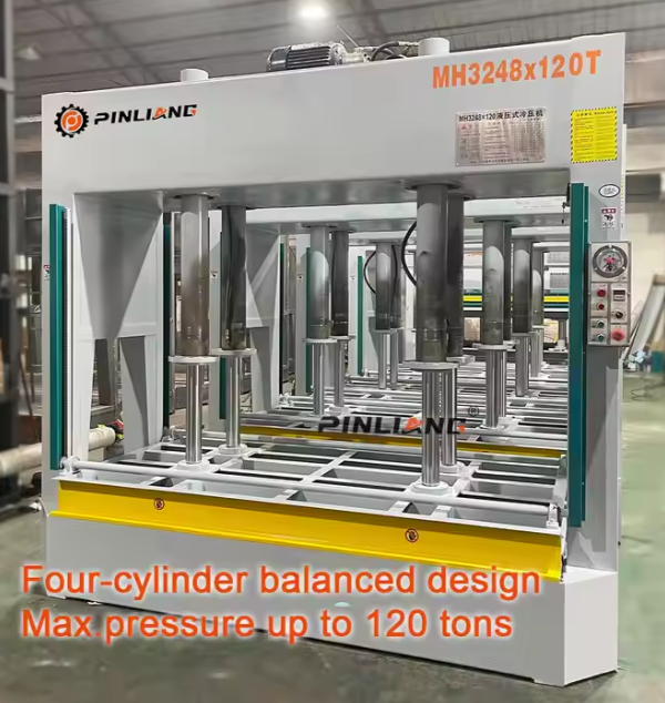 60 Ton Woodworking Hydraulic Cold Press Machine For Plywood And Door Making