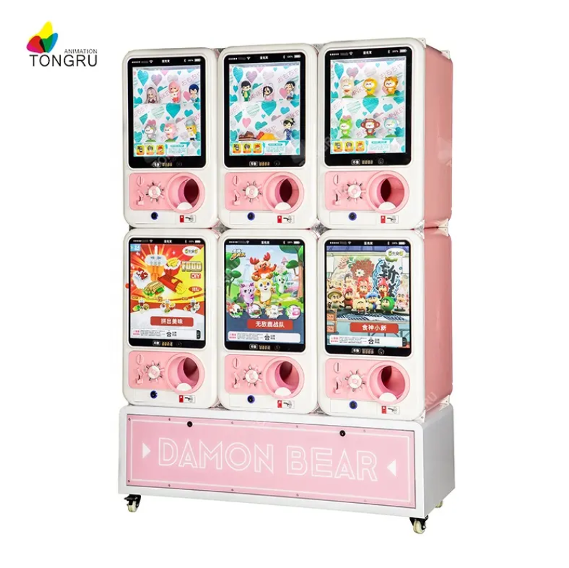 Mini Coin Operated Capsule Gumball Machine Candy Vending Machine for Kids