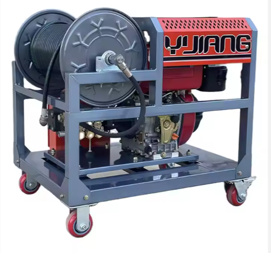 High-Pressure Cold Water Drain Cleaning Machine – Sewer Jetter with Water Jet Propulsion