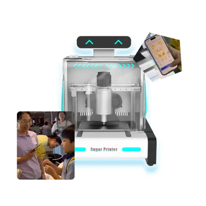 One-Minute Masterpiece 3D Edible Printer Heritage Sugar Painting AI Printer