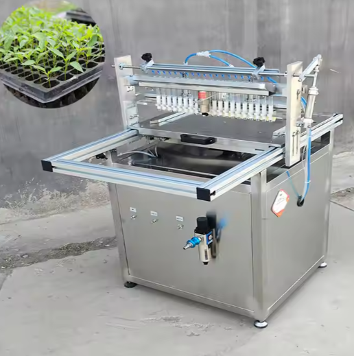 Hole Plate Seedling Tomato Cabbage Watermelon Seed Machine Machinery Seedlings Sowing Machine For Planting Seedlings