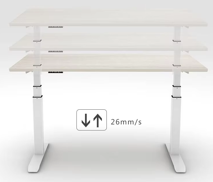 Electric Adjustable Stand-Up L-Shape Office Height Adjustable Desk