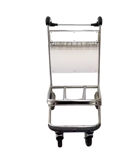 Aluminum Bulk Alloy Lightweight Airport Shopping Cart 250kg Luggage Trolley For Airport