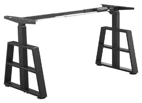 Modern Standing Desk with Metal Frame and Electronic Adjustable Height