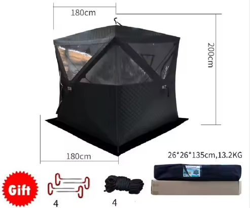 Outdoor 210D 300D Oxford Automatic Pop-Up Sauna Tent with Hot Stove