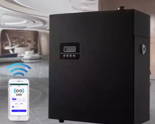 Automatic Spray Hotel Lobby Metal Scent Fragrance Wi-Fi Diffuser Machine