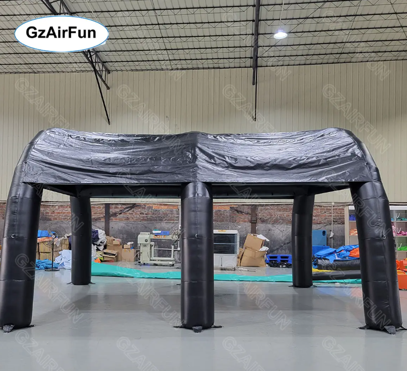 Customized PVC Arch Tent Outdoor Cooling Inflatable Misting Tent Water Spray Car Wash Tent