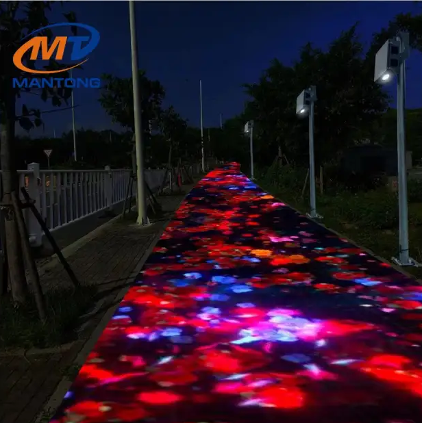 Outdoor Lighting Digital Interactive Floor Projector Ground/Floor Interactive Projection Mapping Advertisement