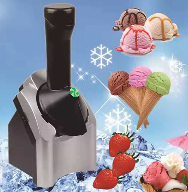 Vegan Non-Dairy Frozen Fruit Soft Serve Dessert Maker Household Automatic Fruit Ice Cream Machine