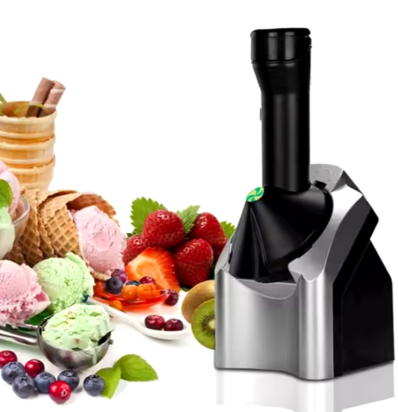 Vegan Non-Dairy Frozen Fruit Soft Serve Dessert Maker Household Automatic Fruit Ice Cream Machine