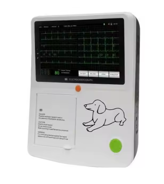 Veterinary Digital 3-Channel ECG Machine G-V701