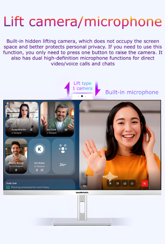 WPNA Lifting and Rotating Touchscreen All-in-One Computer + Free Phone