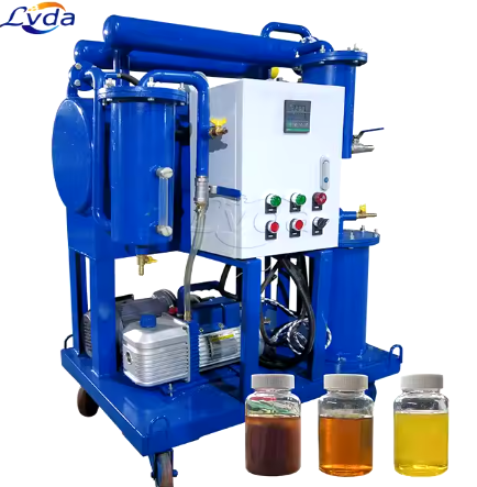 High-Flow Vacuum Dehydration Biodiesel Oil Filter Machine