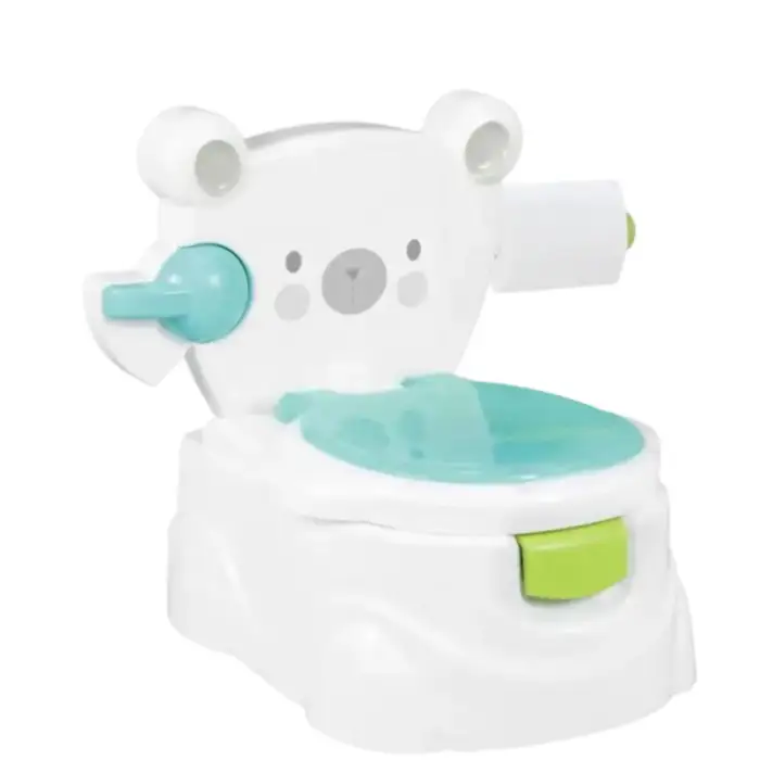 Musical Baby Potty Chair Kids Potty Training Funny Cartoon Bear Toilet