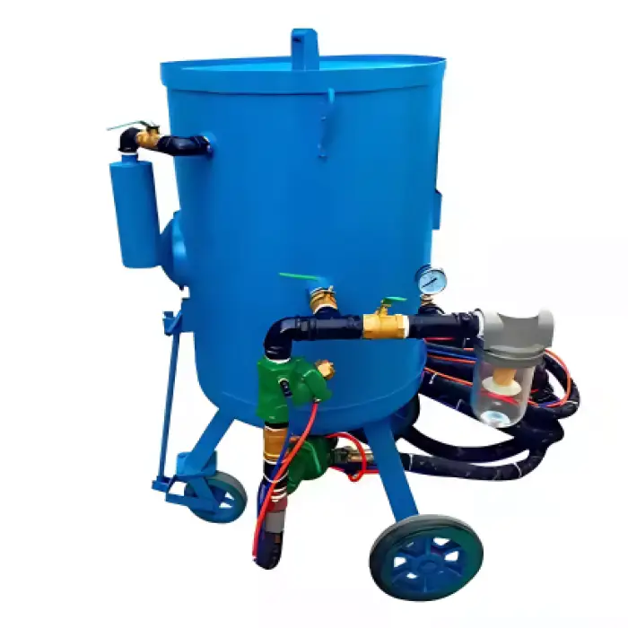 Mobile Sanding Machine Surface Rust Removal Paint Removal  Sandblasting Machine