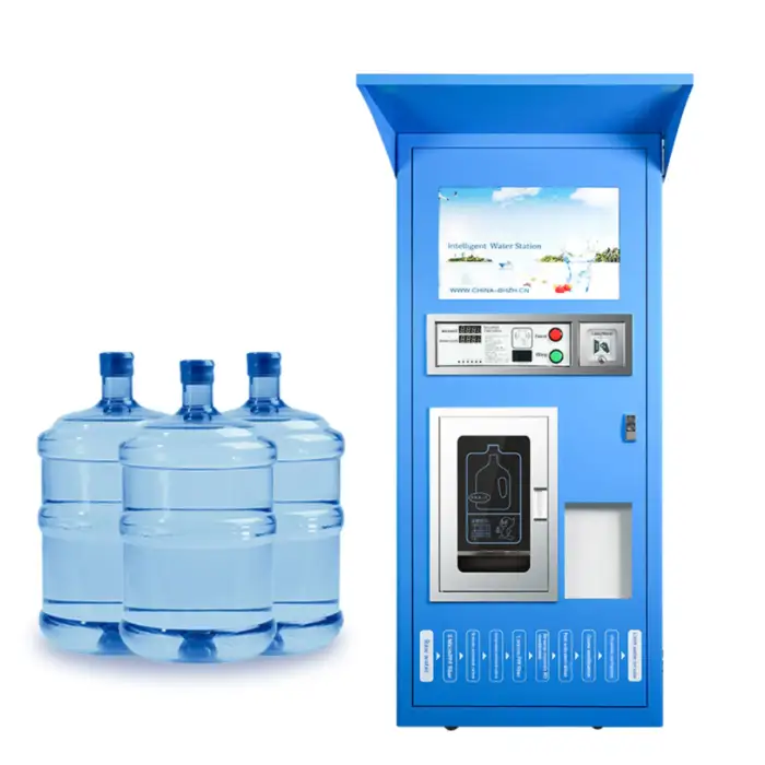 Water vending machine with card payment system