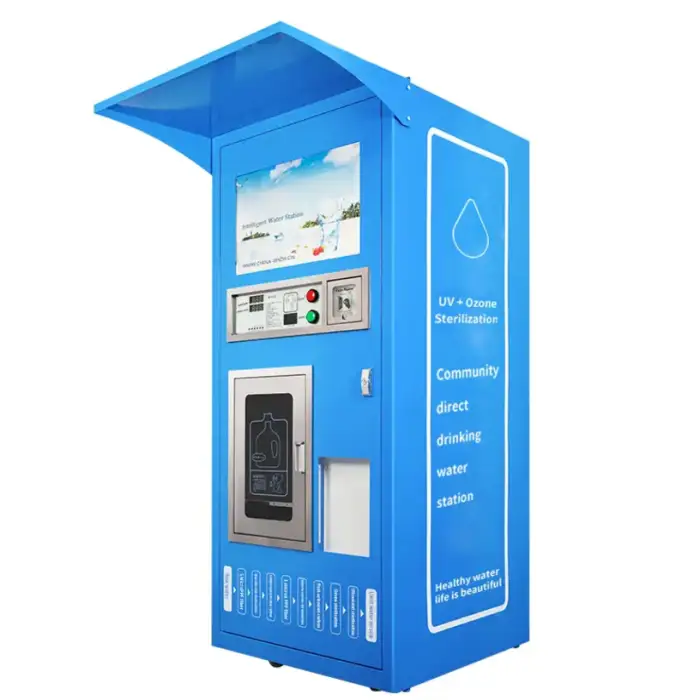 Water vending machine with card payment system