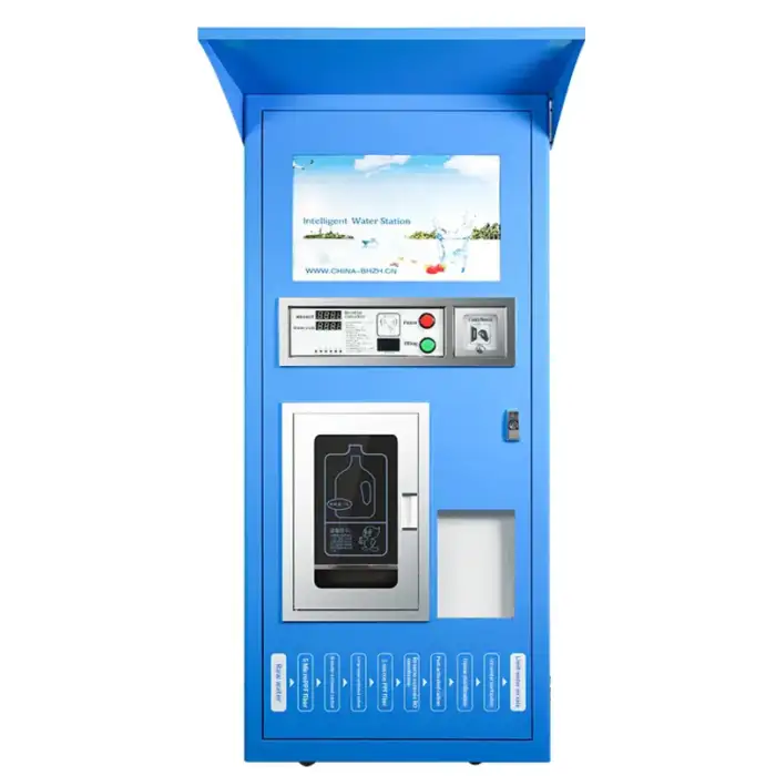 Water vending machine with card payment system