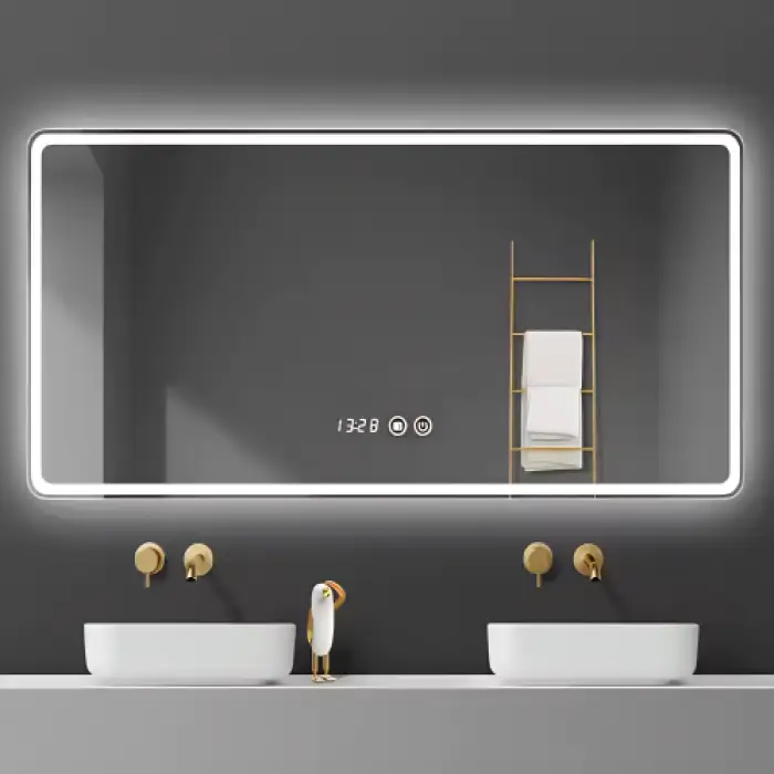 Smart Bathroom Mirror with LED Light – Modern Elegance for Everyday Use