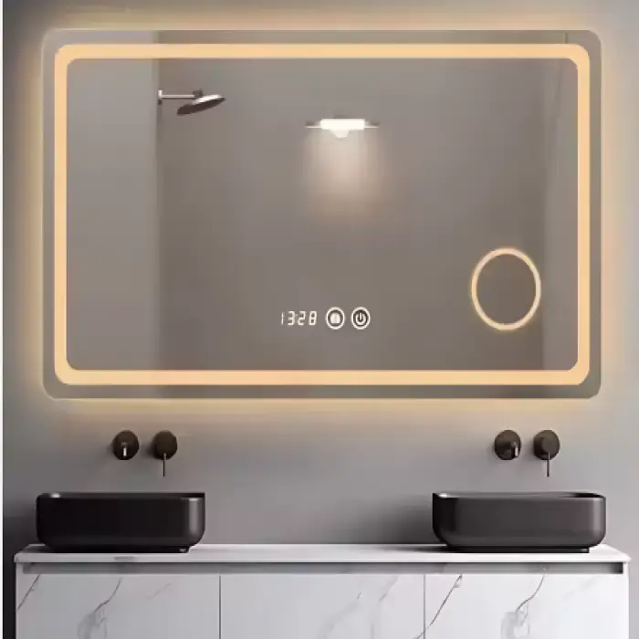 Smart Bathroom Mirror with LED Light – Modern Elegance for Everyday Use