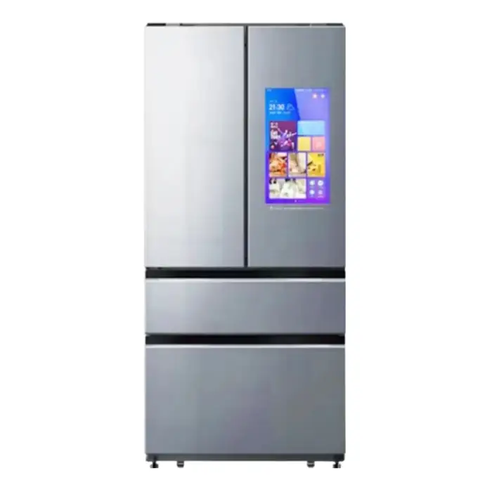 Smart 680L Stainless Steel 4 Doors French Door Refrigerators Fridges With Screen