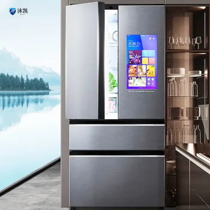 Smart 680L Stainless Steel 4 Doors French Door Refrigerators Fridges With Screen