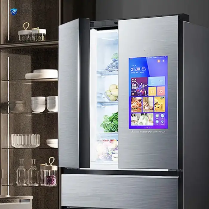 Smart 680L Stainless Steel 4 Doors French Door Refrigerators Fridges With Screen