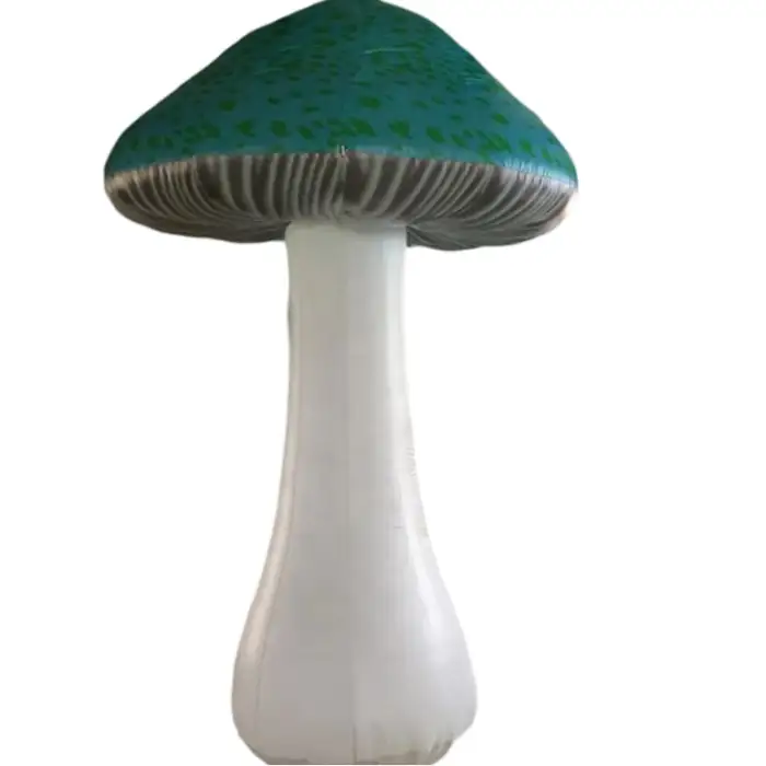 Outdoor large decoration inflatable mushroom statue inflatable green mushroom