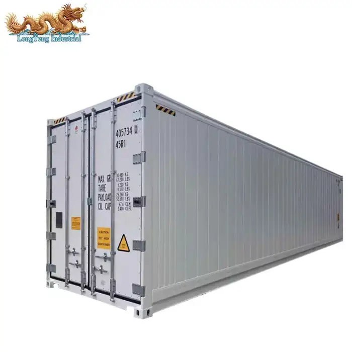 2 Side Door Opening Thermo King Refrigerator Freezer Cold Storage Room 40ft Reefer Container